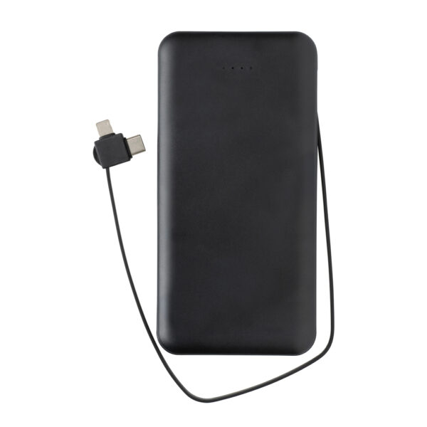 Lockhart RCS recycled plastic 10.000 with integrated cables - Chargers & Powerbanks