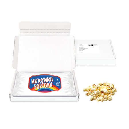 Microwave Popcorn in Postal Box - Sweets & Chocolate