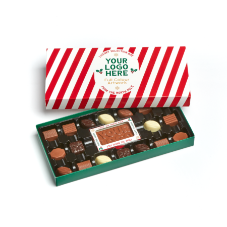 Chocolate Truffles & Bar Selection Box - Christmas