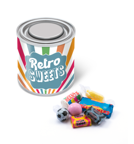 Small Paint Tin - Retro Sweets - Sweets & Chocolate