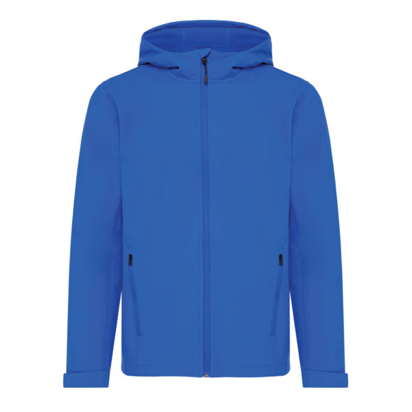 Iqoniq Makalu men recycled polyester soft shell jacket - Royal Blue