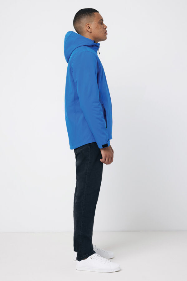 Iqoniq Makalu men recycled polyester soft shell jacket - Royal Blue