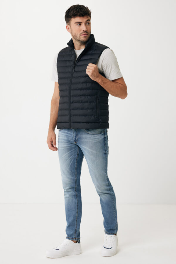 Iqoniq Meru men recycled polyester bodywarmer - Black