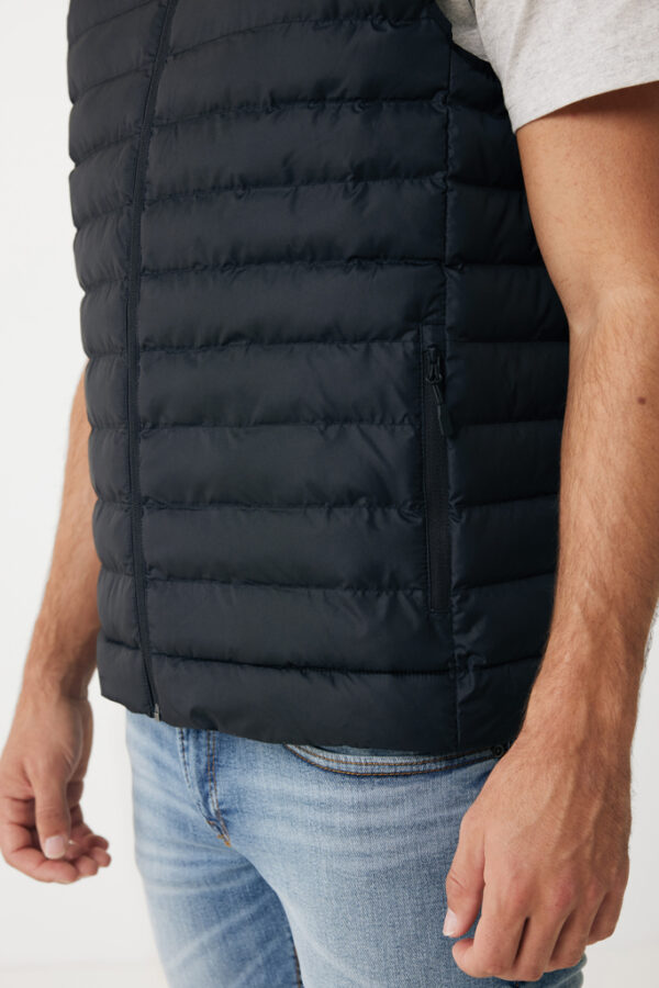 Iqoniq Meru men recycled polyester bodywarmer - Black