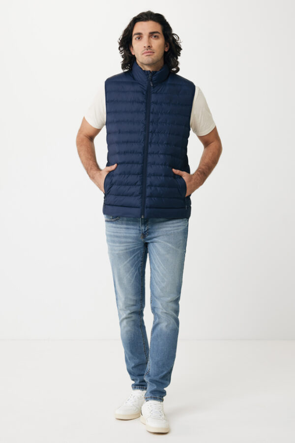 Iqoniq Meru men recycled polyester bodywarmer - Navy