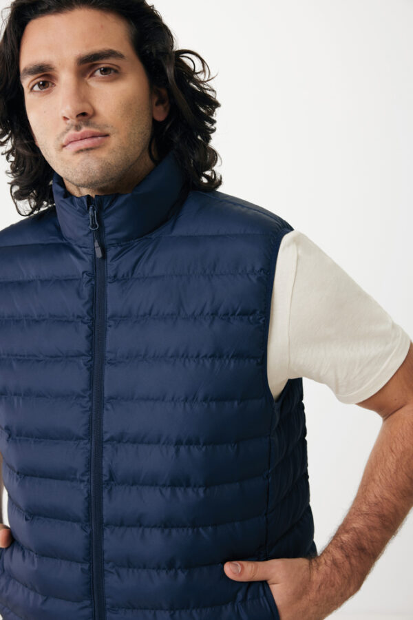 Iqoniq Meru men recycled polyester bodywarmer - Navy