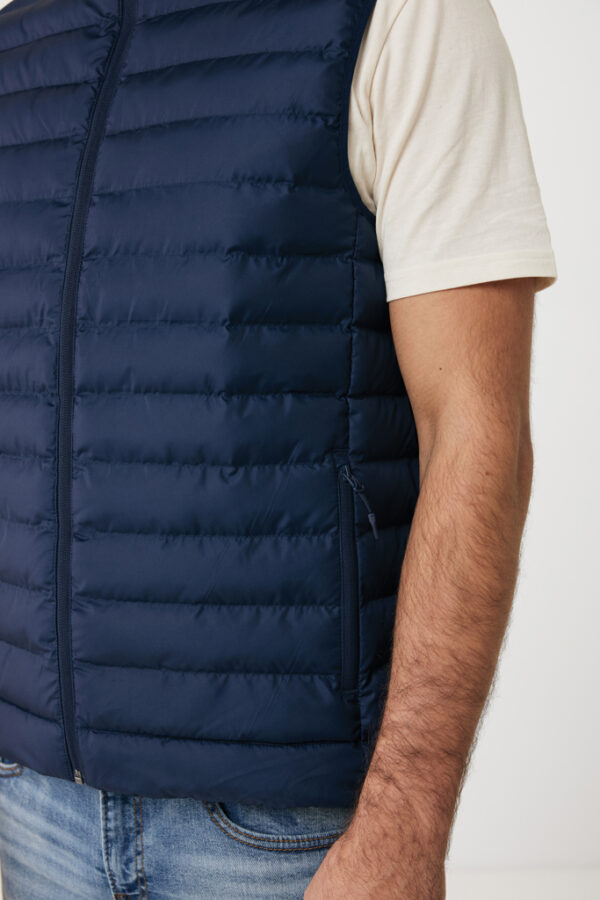 Iqoniq Meru men recycled polyester bodywarmer - Navy