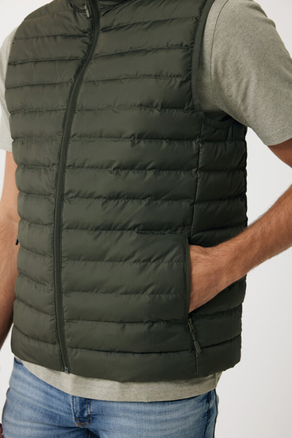 Iqoniq Meru men recycled polyester bodywarmer - Khaki