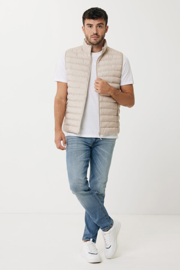 Iqoniq Meru men recycled polyester bodywarmer - Beige