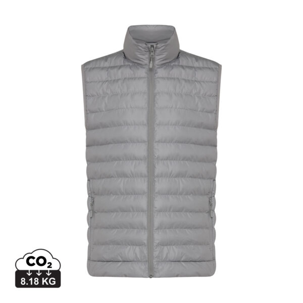 Iqoniq Meru men recycled polyester bodywarmer - Silver Grey