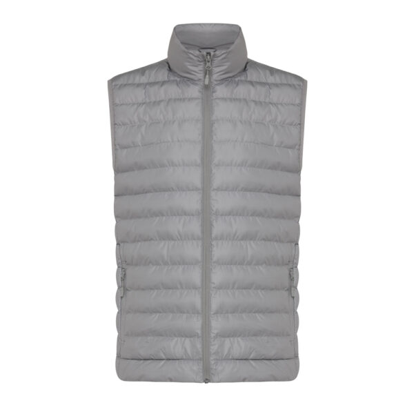 Iqoniq Meru men recycled polyester bodywarmer - Silver Grey