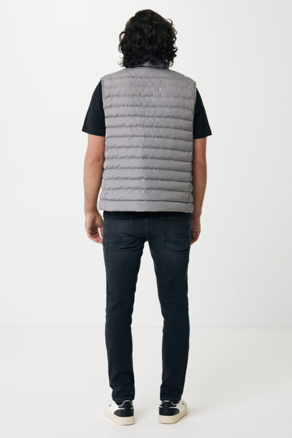 Iqoniq Meru men recycled polyester bodywarmer - Silver Grey