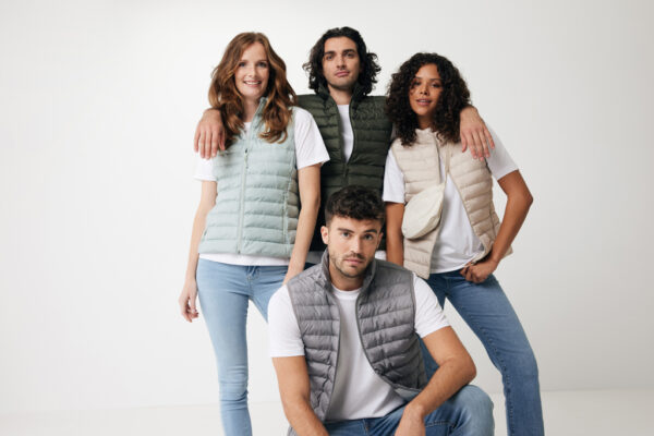 Iqoniq Meru men recycled polyester bodywarmer - Silver Grey