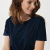 Iqoniq Yala women lightweight recycled cotton t-shirt - Navy