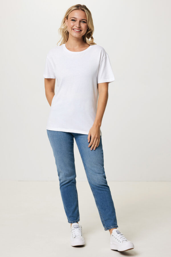 Iqoniq Yala women lightweight recycled cotton t-shirt - Recycled White