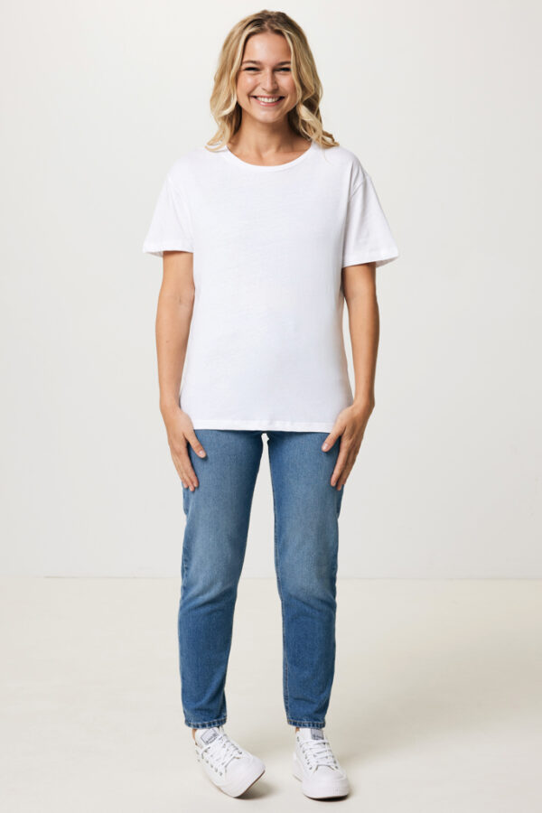 Iqoniq Yala women lightweight recycled cotton t-shirt - Recycled White