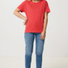 Iqoniq Yala women lightweight recycled cotton t-shirt - Luscious Red