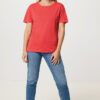 Iqoniq Yala women lightweight recycled cotton t-shirt - Luscious Red