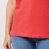 Iqoniq Yala women lightweight recycled cotton t-shirt - Luscious Red