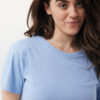 Iqoniq Yala women lightweight recycled cotton t-shirt - Sky Blue - Tops & T-shirts