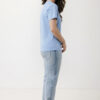 Iqoniq Yala women lightweight recycled cotton t-shirt - Sky Blue - Tops & T-shirts