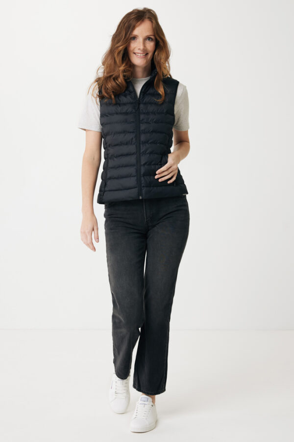 Iqoniq Meru women recycled polyester bodywarmer - Black