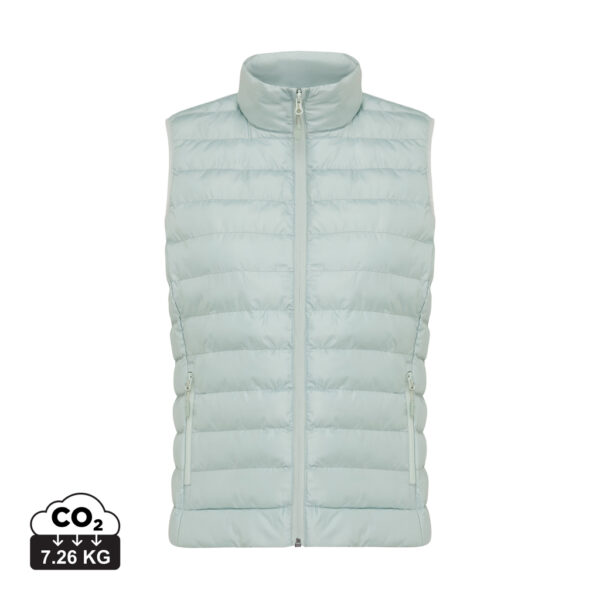 Iqoniq Meru women recycled polyester bodywarmer - Iceberg Green