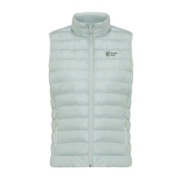 Iqoniq Meru women recycled polyester bodywarmer - Iceberg Green