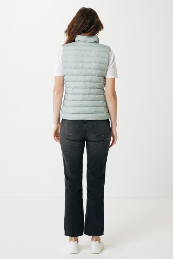 Iqoniq Meru women recycled polyester bodywarmer - Iceberg Green