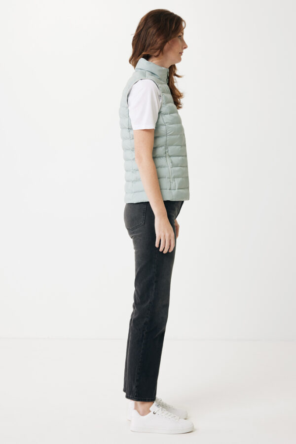 Iqoniq Meru women recycled polyester bodywarmer - Iceberg Green