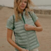 Iqoniq Meru women recycled polyester bodywarmer - Iceberg Green