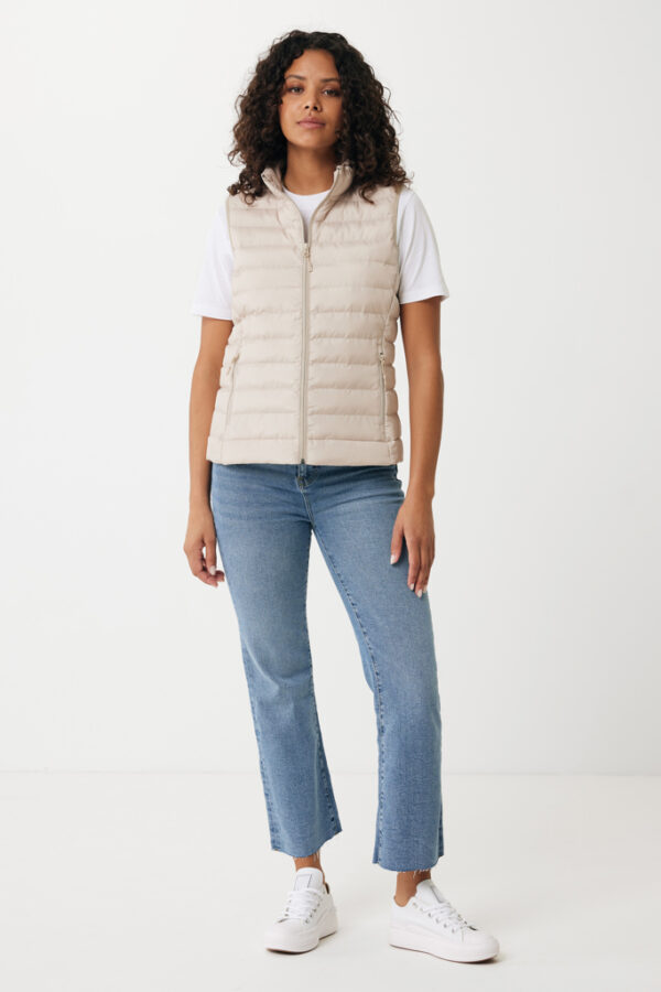 Iqoniq Meru women recycled polyester bodywarmer - Beige