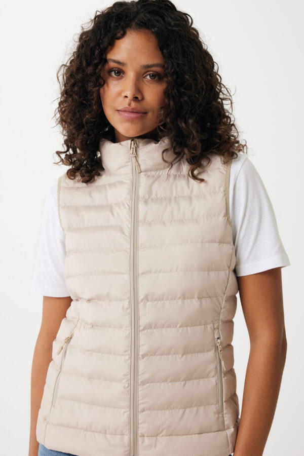 Iqoniq Meru women recycled polyester bodywarmer - Beige