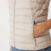 Iqoniq Meru women recycled polyester bodywarmer - Beige