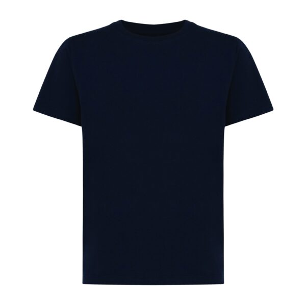 Iqoniq Koli kids lightweight recycled cotton t-shirt - Navy