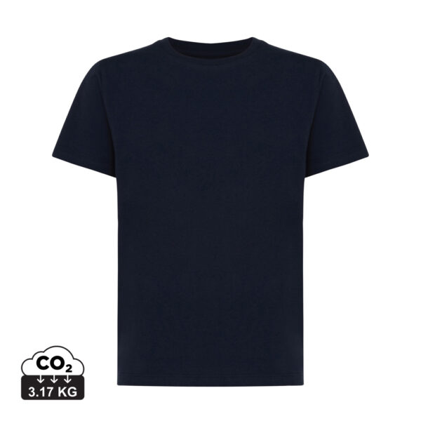 Iqoniq Koli kids lightweight recycled cotton t-shirt - Navy