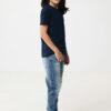 Iqoniq Koli kids lightweight recycled cotton t-shirt - Navy