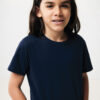 Iqoniq Koli kids lightweight recycled cotton t-shirt - Navy