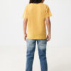 Iqoniq Koli kids lightweight recycled cotton t-shirt - Ochre Yellow