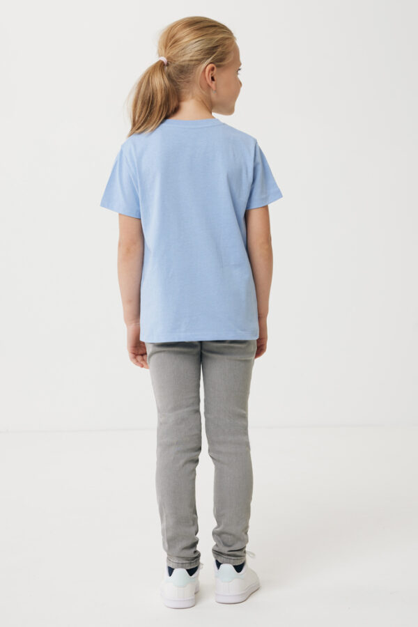 Iqoniq Koli kids lightweight recycled cotton t-shirt - Sky Blue