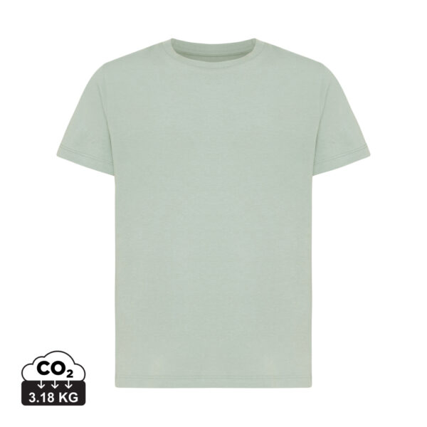 Iqoniq Koli kids lightweight recycled cotton t-shirt - Iceberg Green