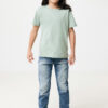 Iqoniq Koli kids lightweight recycled cotton t-shirt - Iceberg Green