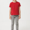 Iqoniq Koli kids lightweight recycled cotton t-shirt - Red