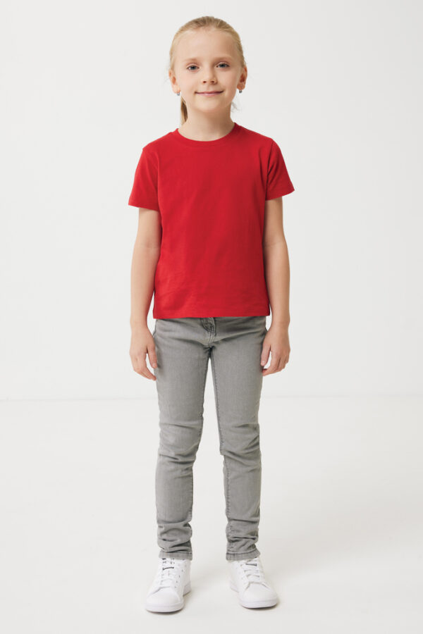 Iqoniq Koli kids lightweight recycled cotton t-shirt - Red