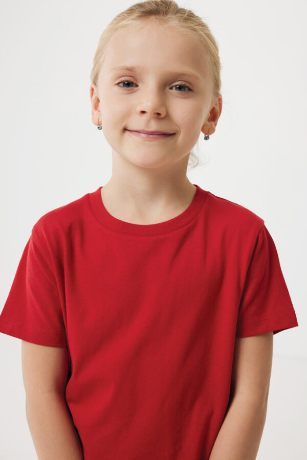 Iqoniq Koli kids lightweight recycled cotton t-shirt - Red