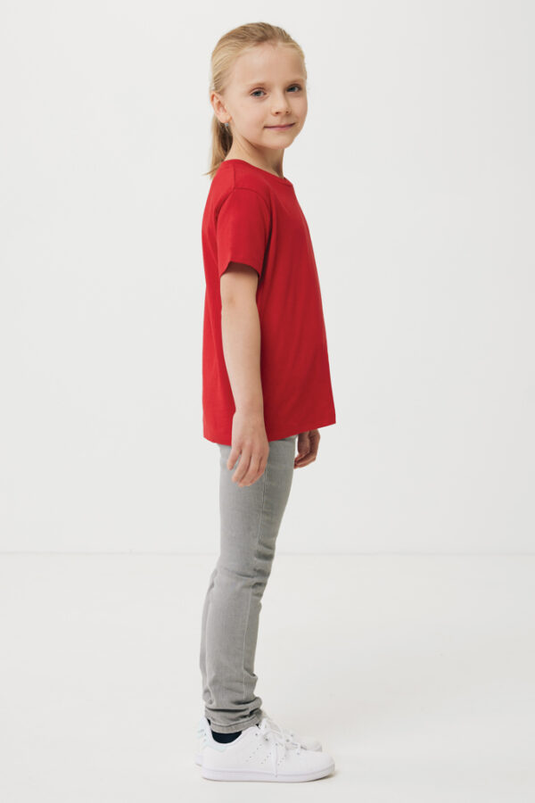 Iqoniq Koli kids lightweight recycled cotton t-shirt - Red