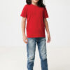 Iqoniq Koli kids lightweight recycled cotton t-shirt - Red