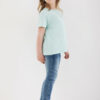 Iqoniq Koli kids lightweight recycled cotton t-shirt - Crushed Mint