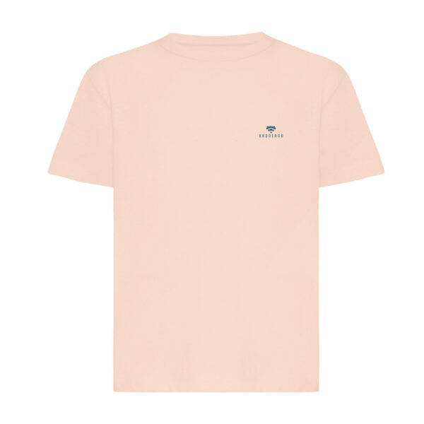 Iqoniq Koli kids lightweight recycled cotton t-shirt - Peach Nectar