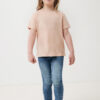 Iqoniq Koli kids lightweight recycled cotton t-shirt - Peach Nectar